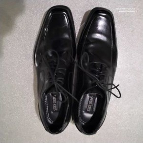Stacy Adams Men Leather Moc-Toe Bit Slip-On Loafers Sz. 9 Nice Pre-Owned Cond. main image 7
